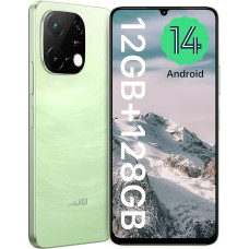 UMIDIGI 50MP nutitelefon ilma lepinguta Android 14-12 (6+6) GB + 128GB mobiiltelefon 6,75-tolline 90 Hz ekraan, 5000 mAh, 2,2 GHz protsessor, G9C 4G Dual SIM, sisaldab laadijat, Bluetooth 5.4/Face ID/GPS