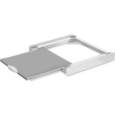 Meliconi Torre Evo L60 universaalne trummelkuivati ja pesumasin vahepealne raam Eelnevalt kokkupandud eemaldatava puidust alusega istmevööga koos kandevõime 250kg valge