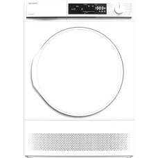 Sharp KD-NCA7S7PW91-DE Tumble Dryer G 7 kg 15 Programmes Including 12 Minutes Short Program Gentle Drum with LED Lighting White
