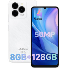 Ulefone Note 20 Pro mobiiltelefon ilma lepinguta Android 14, 8GB RAM + 128GB ROM/SD-1TB, 50MP + 8MP kaamera Octa Core 6,75-tolline HD+ Widevine L1, 6000mAh aku, Dual SIM 4G nutitelefon GPS/OTG/Face