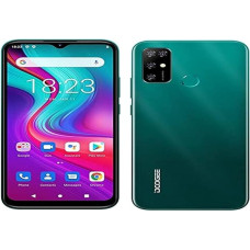 Android 11 mobiiltelefon ilma lepinguta DOOGEE X96 Pro, Octa Core 4GB + 64GB, 5400mAh aku, 13MP Quad Camera, 6,52-tolline veepiirdega ekraan, nutitelefon Dual SIM + SD (3 pesa), sõrmejälg roheline