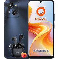 OSCAL Modern 8 nutitelefon ilma lepinguta 16GB + 128GB/1TB, 90Hz 6,75-tolline HD + IPS Android mobiiltelefon 2Ghz, 50MP + 8MP nutitelefon, 6000mAh / 18W kiirlaadimine / OOTG, Face ID / sõrmejälg, 5G WiFi / BT5.0 -