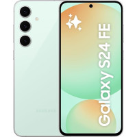 Samsung Galaxy S24 FE AI nutitelefon ilma lepinguta, AI mobiiltelefon Androidiga, 8 GB RAM, 256 GB mälu, 50 MP kaamera, pikk aku, Mint