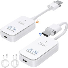 YOUTINGHDAV 4K traadita HDMI saatja ja vastuvõtja 4K @ 30Hz, 1080P @ 120Hz HDMI traadita laiendaja, 50 m kaugus Audio/Video voogedastus arvutist sülearvutist monitorile HDTV projektorile kodukino jaoks