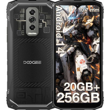 DOOGEE Blade10 Ultra (2024) Android 14-11mm Ultra õhuke vastupidav nutitelefon, 6,56-tolline HD + 20GB RAM + 256GB ROM (2TB TF) hävitamatu telefon, 5150mAh 50MP + 8MP vastupidav telefon, 90Hz / nägu