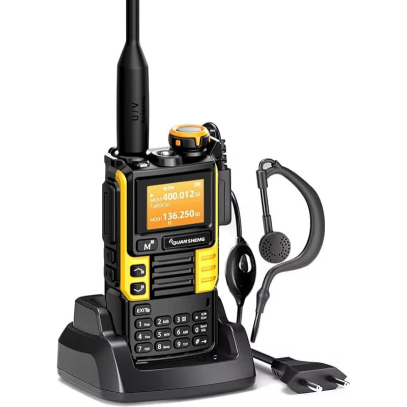 Quansheng UVK5(99) AM / FM / DTMF Walkie Talkie 200CH Walkie Talkie NOAA ilmaprognoos koos välkkoopia sagedusega Tpye-C LCD-ekraaniga matkamiseks matkale telkimine reisimine kahesuunaline raadio