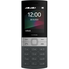Nokia 150 funktsioonitelefon FM-raadio, kaamera välguga, võimas aku, 20 tundi kõneaega ja 30 päeva ooterežiimi, must