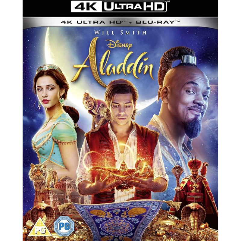 Aladdin [4K Ultra HD + Blu-Ray] [Region Free] (Saksa subtiitrid)
