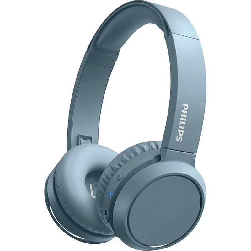 PHILIPS Audio TAH4205BL/00 kõrvaklapid bassivõimendusnupuga, Bluetooth, 29 tundi kestev taasesitus, kiirlaadimine, müraisolatsioon, kokkupandav, sinine