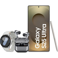 Samsung Galaxy S25 Ultra AI nutitelefon Galaxy AI-ga, 12 GB RAM, 512 GB mälu, Titanium Grey, 3-aastane tootja garantii + Galaxy Watch7 nutikell + Galaxy Buds3 Pro