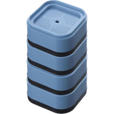 Sollee Robustne stabiilne tõstev jalg pesumasina ja kuivati jaoks, vibratsioonikaitsega, libisemisvastane, jalapadjad mööbli ja külmkapi alusena, libisemisvastane virnastatav põrandamatt mööbli ja külmkapi jaoks