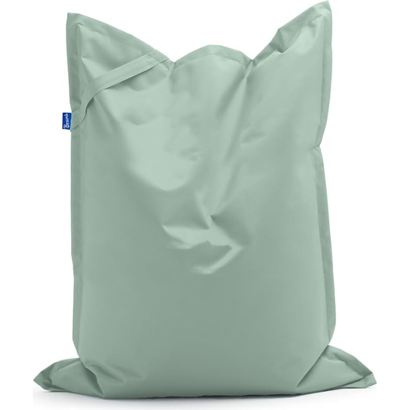 Bruni Caree Kids laste beankott mündiroheline - ristkülikukujuline 140 x 100 cm suurune ja sisekattega beankott lastele sise- ja välistingimustes, Bean Bag Saksamaalt