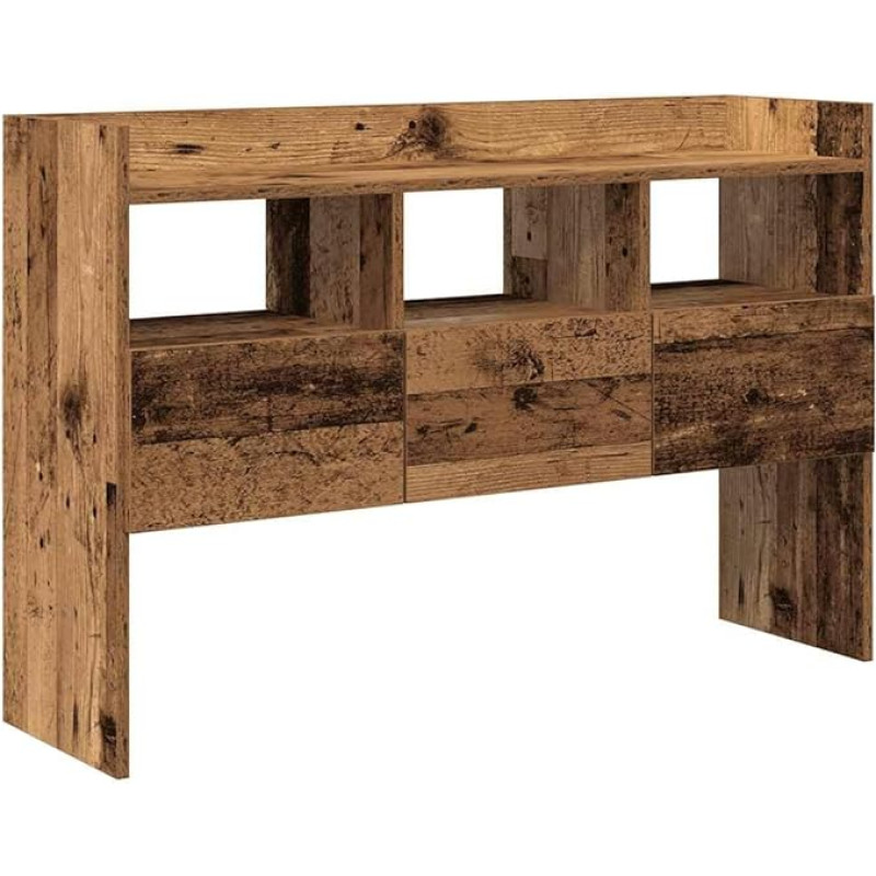 vidaXL Sideboard Reclaimed Wood Look 105 x 30 x 70 cm puidust komposiitkapp Highboard kodune organiseerija hoiukapp külgkapp elutoa kapp