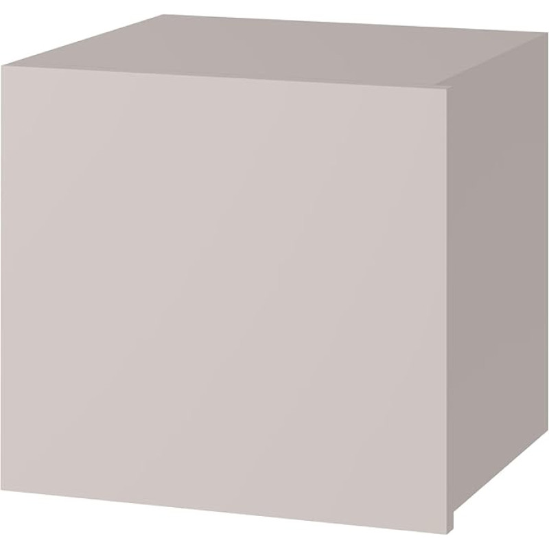 Mirjan24 BR07 seinariiul, rippuv riiul, seinakapp, käepidemevaba avanemine, värvivalik, elutuba, kapp (Cashmere)