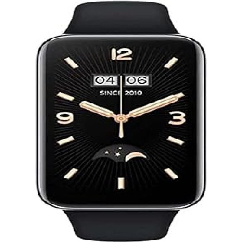 Mi Smart Band 7 Pro aktiivsuse jälgimise seade, AMOLED ekraan, 1,64 tolli, südame löögisageduse kontroll, uneanalüüs, +110 spordirežiimi, autonoomia kuni 12 päeva, must (ilma NFC-ta)