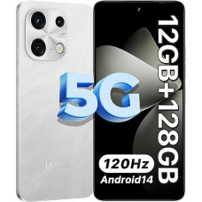 UMIDIGI Note 100 5G mobiiltelefon ilma lepinguta, 12GB + 128GB/1TB nutitelefon, Android 14 Octa Core mobiiltelefon, 6,8-tolline HD + 120Hz ekraan, 50MP + 16MP kaamera, Dual SIM 5G mobiiltelefonid, 5000 mAh