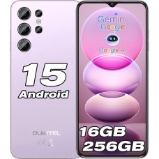 OUKITEL C1 Pro nutitelefon ilma lepinguta Android 15, 16GB + 256GB/1TB mobiiltelefon ilma lepinguta, 5150mAh mobiiltelefon odavalt, 6.52-tolline HD+, 13MP kaamera Simlock-free mobiiltelefonid, Gemini AI/Dual