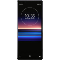Sony Xperia 1 128 GB nutitelefon (16,5 cm (6,5 tolli) OLED ekraan, kolmekordne kaamera, IP65/IP68, 6 GB RAM, Android 9, must).