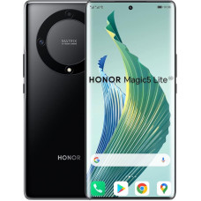 HONOR HONOR Magic5 Lite 5G mobiiltelefon, nutitelefoni aku 5100 mAh, AMOLED kõver ekraan 120Hz, õhuke ja kerge, kolmekordne kaamera 64MP, 8+256GB, Dual SIM, Android 12, must
