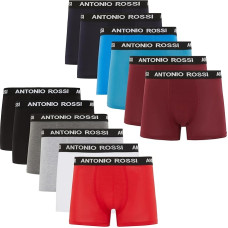 ANTONIO ROSSI 12 Pack Mens Boxer Hipster - Mens Boxer Shorts Multipack with Elastic Waist