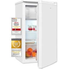 Exquisit Fridge KS117-3-040D White | 81 L Volume | Fridge with Freezer Freestanding | Vegetable Compartment | Freestanding Fridge with Freezer Compartment