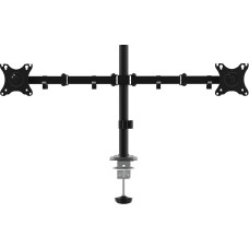 Unykach Dual Desk Mount for 2 Flat and Curved 10-32