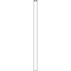 Ergotron 28 inch Pole for DS100 Mount Base - Black