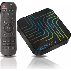 GECENinov Android TV Box, Smart TV Box 10.0, 2GB RAM 16GB ROM, kõrge resolutsiooniga 6K striiming TV Box, TV Box H616 protsessoriga, toetab 2.4G/5G Dual WiFi, Bluetooth 5.0 ja 10/100M Ethernet.