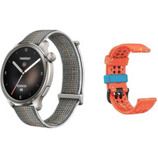 Amazfit Balance 46mm Smart Watch Hall + Ametlik Smartwatch asendusrihm oranž