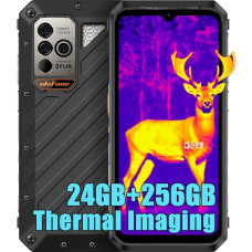 Ulefone Power Armor 18T Ultra Outdoor mobiiltelefon 5G nutitelefon, Dimensity 7050 24GB + 512GB, 108MP + soojuskaamera, 9600mAh, 6.58 tolli FHD+, Android 14 IP68 mobiiltelefon ilma lepinguta,