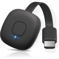 OBEST traadita HDMI dongle striimimine, 5G HD HDMI Wi-Fi Display Dongle, 4K traadita ekraani vastuvõtja mobiiltelefonidele, tahvelarvutitele, Macidele, Samsung, LG, HTC, PC-dele, toetab Miracast, Airplay, DLNA