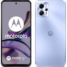 Motorola Moto (g13, 16,5 cm 90Hz HD+ ekraan, 50MP Quad Pixel kaamera, Dolby Atmos stereokõlar, 5000 mAh aku, TurboPower laadimine, 4/128GB, Dual SIM), Lavendli sinine