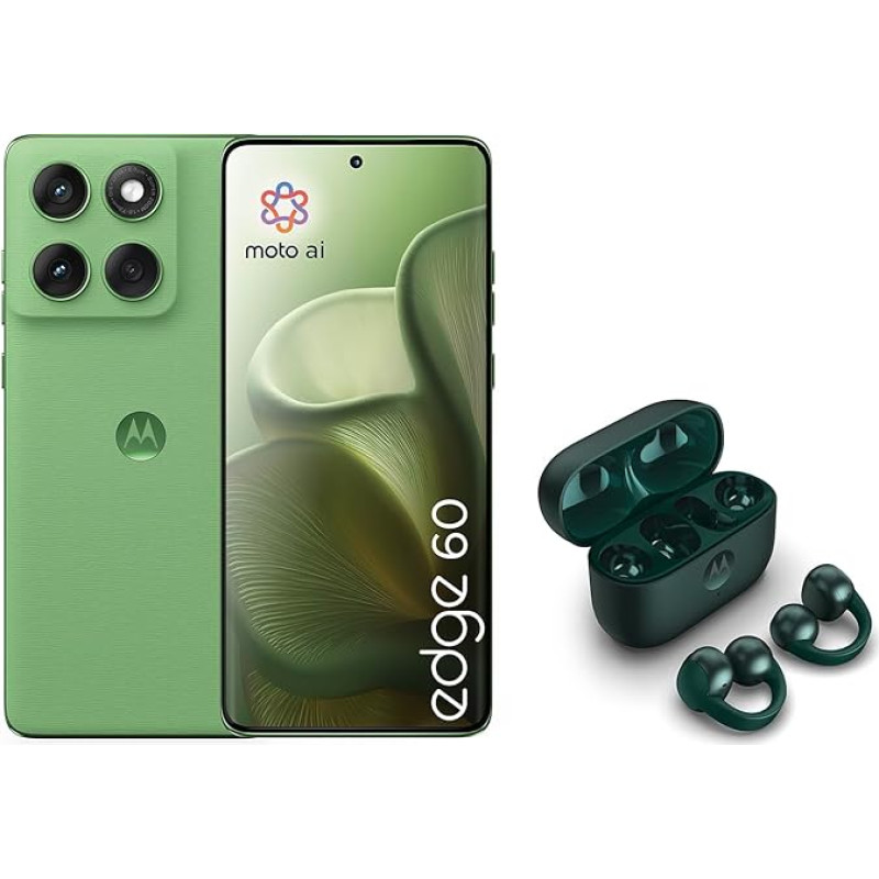 Motorola Edge 60 Fusion nutitelefon Pantone Shamrock + Moto Loop