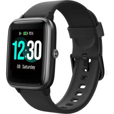 Smart Watch Fitness Tracker Fitness koos südame löögisagedusega, Smartwatch IP68 veekindel Fitness Watch täis puuteekraan koos muusika juhtimisega Sleep Monitor kellad naistele meestele lastele