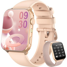 Blackview Smart Watch Naiste Bluetooth-kõned / LED-valgustus / 2 randmepaela (silikoon / nailon) spordikell koos pulssi Sleep SpO2 sammud kalorite kilomeetri monitori 350mAh (6+ päeva) Fitness Watch Android iOS jaoks