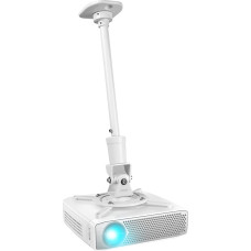 Duronic PB08XL projektorihoidik | Projektori katusealune hoidik | Universaalne seinakinnitus | Videoprojektori hoidik | Pööratav ja pööratav | Kodukino | Kandevõime kuni 13,6 kg | 360° pööramine