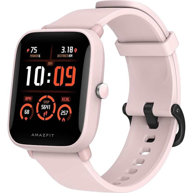 Amazfit Smartwatch Bip U Pro aktiivsuse jälgimise seade Alexa, GPS, 60+ spordirežiimi, SpO2, südame löögisageduse mõõtja, 1,43-tolline ekraan, uneindeks, sammuloendur meestele ja naistele.