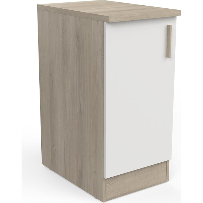 Meuble De Cuisine Bas Avec Plan de Travail 1 Porte - Cuisine Complete 