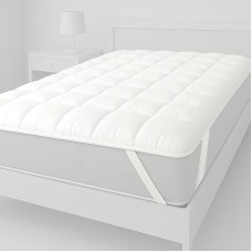 Madratsikaitse Soft 160 x 200 cm - madratsi pealiskate kuni 30 cm madratsile - pestav 60 °C ja Öko-Tex rohkem hügieeni tagamiseks voodis - voodi all kaitseb Box Spring voodit ja topperit.