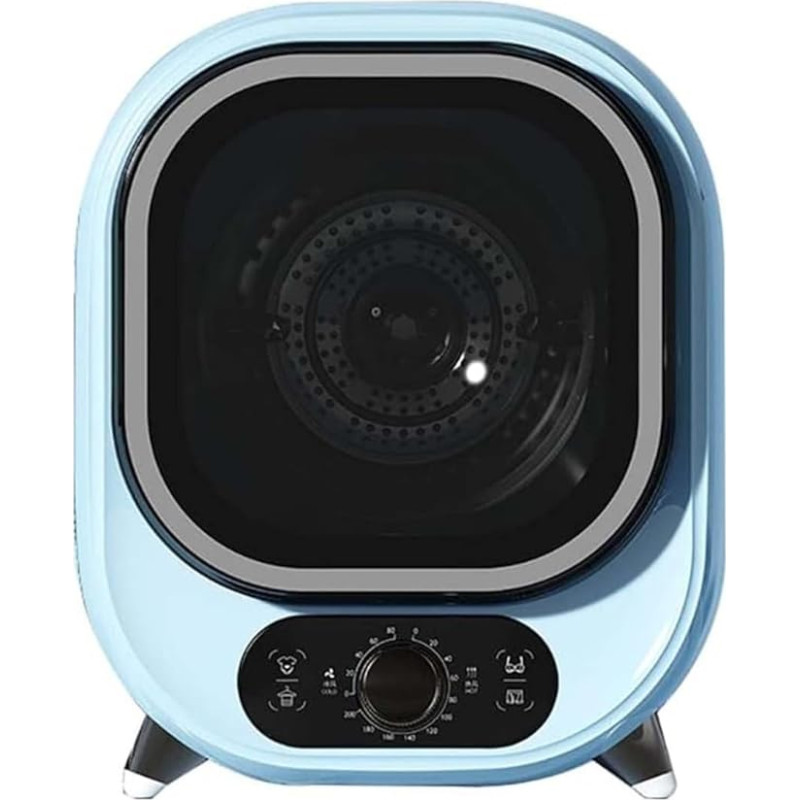 Kaasaskantav kondensaatoriga trummelkuivati | Väike ventileeritav 5kg mini trummelkuivati | Kompaktne ja elegantne sinine disain | Ideaalne seinale või töölauale paigaldamiseks, sinine