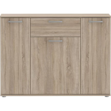 Forte NIKO sahtlikapp 1 sahtli ja 4 uksega, Sonoma tammepuust, S x K x M: 109,6 x 81,7 x 28,9 cm