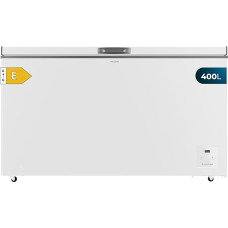 Cecotec Horisontaalne sügavkülmik 400L Bolero CoolMarket Chest 400 White E. Inverter Plus kompressor, 83,5 x 136,5 cm, horisontaalne, energiatõhus, kiirkülmutus, ümberehitatav külmkapiks, 2 korvi
