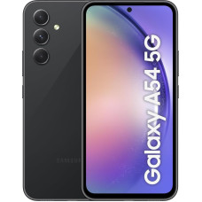 Samsung Galaxy A54 5G, Android nutitelefon, 6,4-tolline dünaamiline AMOLED-ekraan, 5000 mAh aku, 128 GB/8 GB RAM mobiiltelefon, fantastiline grafiit -