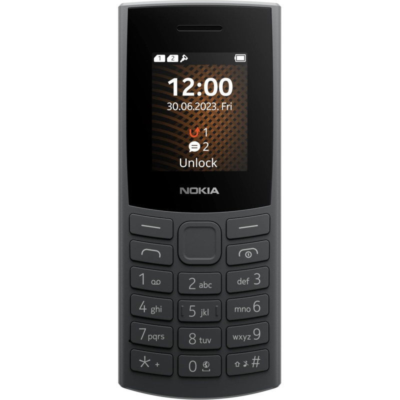 Nokia 105 4G 2023 mobiiltelefon Dual SIM, 1,8-tolline värviline ekraan, helesinine [Itaalia]