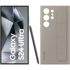 Samsung Galaxy S24 Ultra AI nutitelefon, 12GB RAM/512GB mälu, Titanium Black, 3-aastane tootjagarantii + Standing Grip Case Taupe