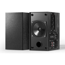 Elimavi aktiivsed riiulikõlarid, arvuti kõlar 4-tollise kõlariga, 3,5 mm RCA Aux-kõlar plaadimängija jaoks, puidust konstruktsioon, saab paigaldada seinale