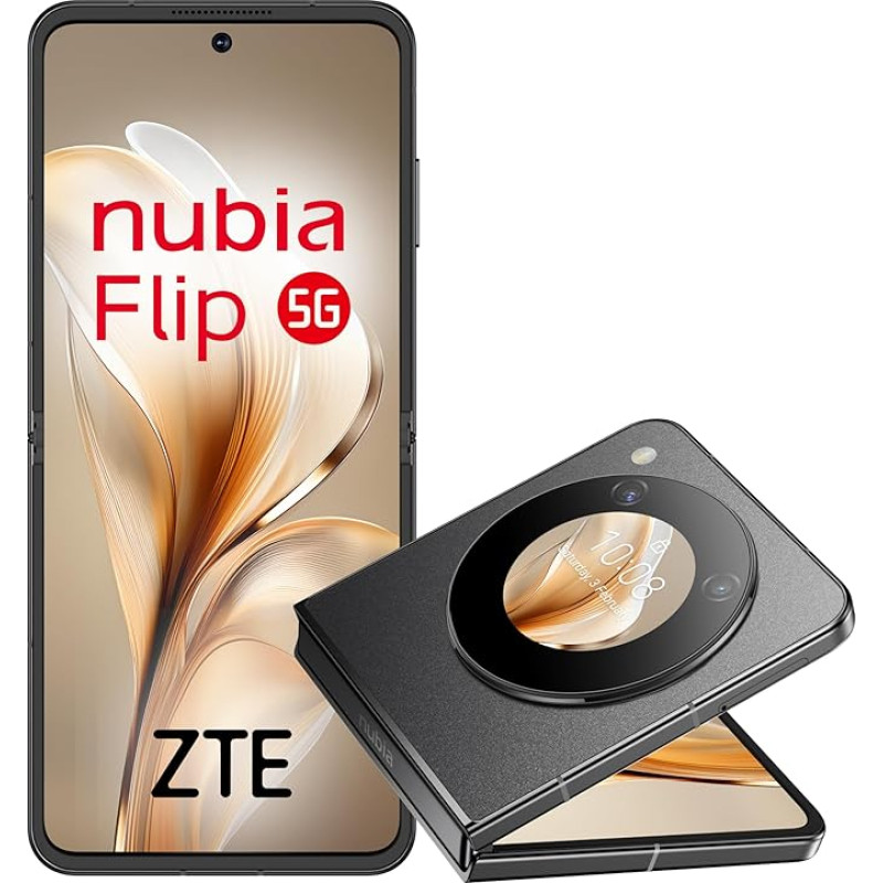 ZTE Nubia 5G 8GB 256GB Snapdragon 7 Gen 1 Flip nutitelefon - must