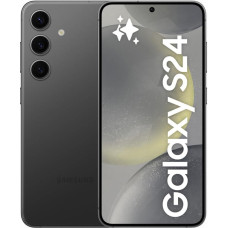 Samsung Galaxy S24 AI nutitelefon, Android mobiiltelefon ilma lepinguta, 8 GB RAM, 128 GB mälu, 50 MP kaamera, pikk aku, onyx must
