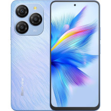 Blackview Shark 9 5G nutitelefon ilma lepinguta, 24GB + 256GB, 6,67-tolline HD+ 90Hz ekraan, 50MP kaamera, 5000mAh aku, Dual 5G Dual SIM, Android 14 mobiiltelefon, Smart-K Box kõlar, GPS NFC, sinine