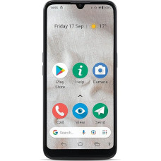 Doro - 8100-4G nutitelefon eakatele - Ilma lepinguta - 6,1'' ekraan - Hädaabinupp GPS-iga - Kolmekordne kaamera - Pritsmekindlus - Näotuvastus - Must - Must